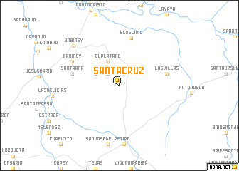 map of Santa Cruz