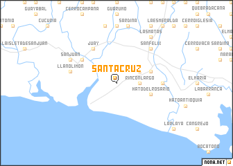 map of Santa Cruz