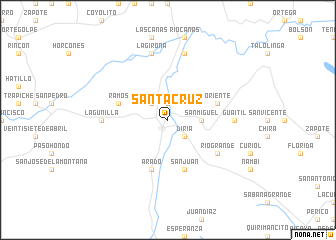 map of Santa Cruz