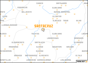 map of Santa Cruz