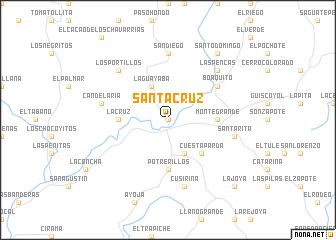 map of Santa Cruz