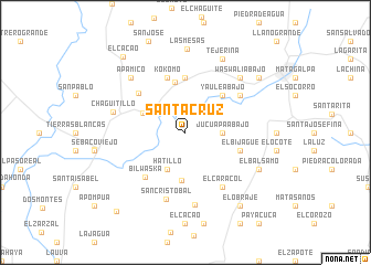 map of Santa Cruz