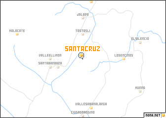 map of Santa Cruz