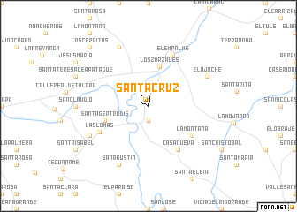 map of Santa Cruz