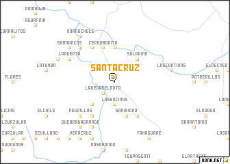 map of Santa Cruz