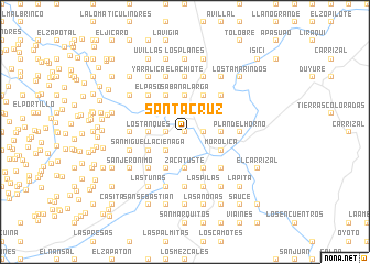 map of Santa Cruz