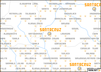 map of Santa Cruz