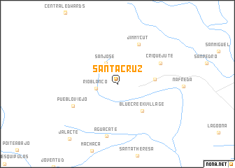 map of Santa Cruz