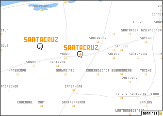 map of Santa Cruz