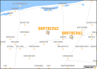 map of Santa Cruz