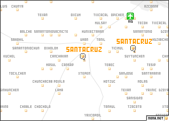 map of Santa Cruz