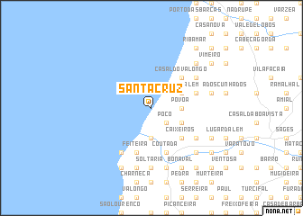 map of Santa Cruz