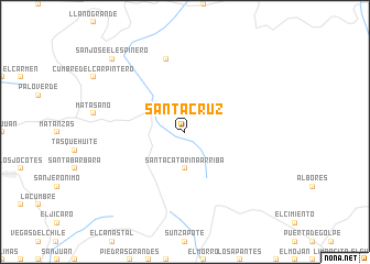 map of Santa Cruz