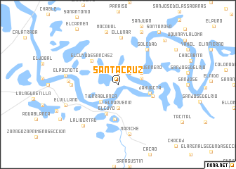 map of Santa Cruz