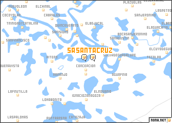 map of Santa Cruz
