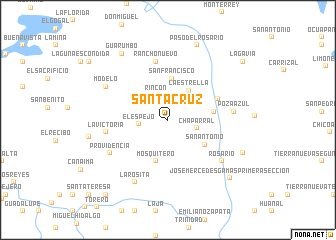 map of Santa Cruz