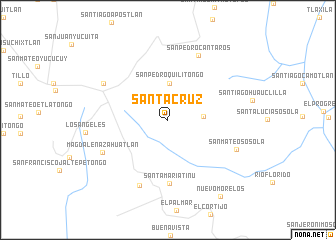 map of Santa Cruz