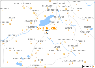map of Santa Cruz