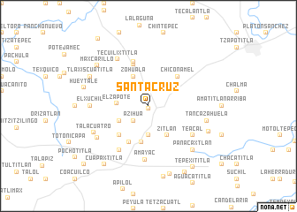 map of Santa Cruz