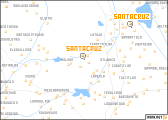 map of Santa Cruz