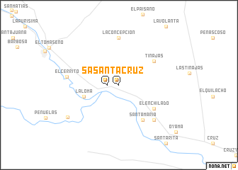 map of Santa Cruz