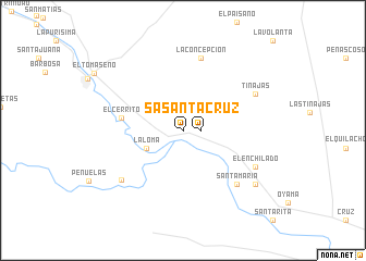 map of Santa Cruz