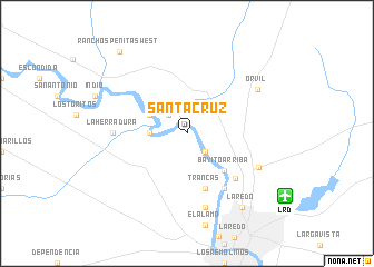 map of Santa Cruz