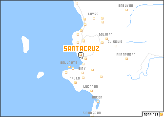 map of Santa Cruz