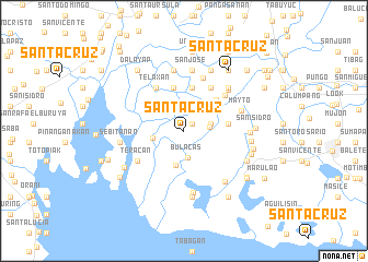 map of Santa Cruz