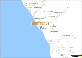 map of Santa Cruz