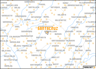 map of Santa Cruz