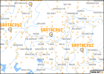 map of Santa Cruz