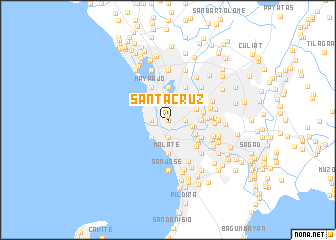 map of Santa Cruz