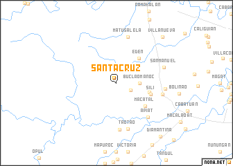 map of Santa Cruz