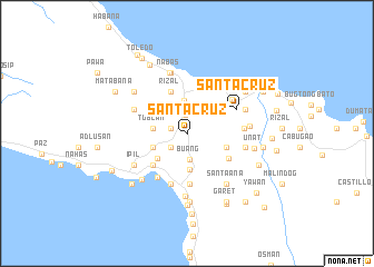 map of Santa Cruz