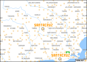 map of Santa Cruz