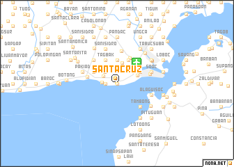 map of Santa Cruz