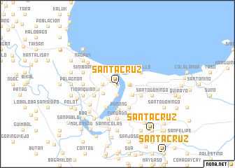 map of Santa Cruz