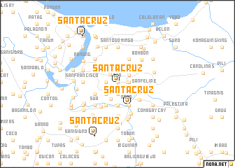 map of Santa Cruz