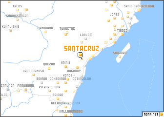 map of Santa Cruz