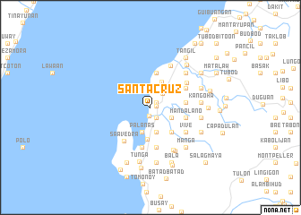 map of Santa Cruz