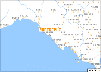 map of Santa Cruz