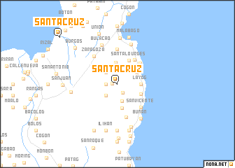 map of Santa Cruz