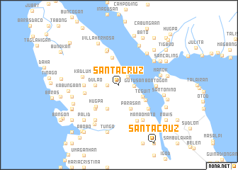 map of Santa Cruz