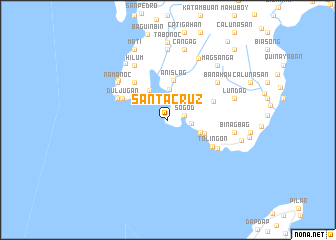 map of Santa Cruz