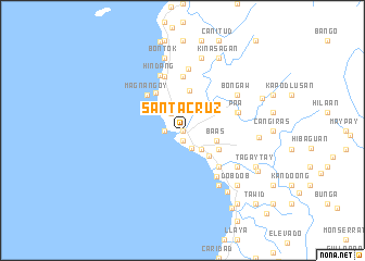 map of Santa Cruz