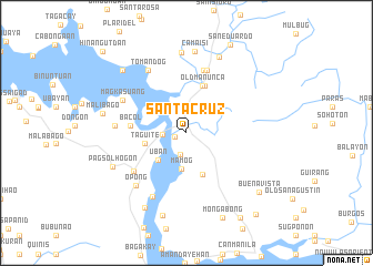 map of Santa Cruz