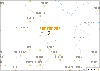 map of Santa Cruz