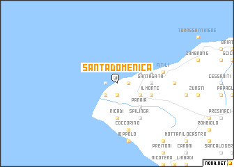 map of Santa Domenica