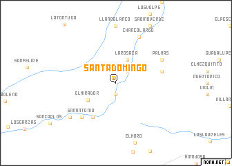 map of Santa Domingo